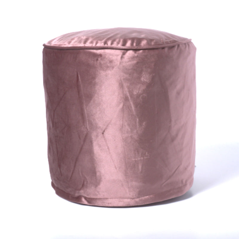 Shimon - Cylinder Pouf Ottoman Floor Cushion