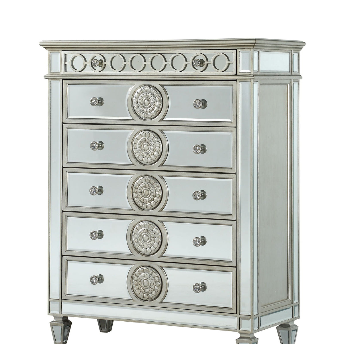 Varian - Mirrored Chest - Silver