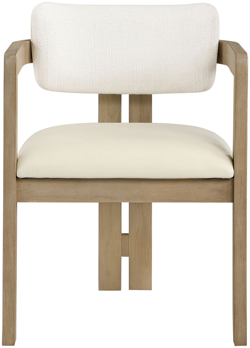 Ravina - Upholstered Dining Chair With Stained Natural Base (Set of 2)