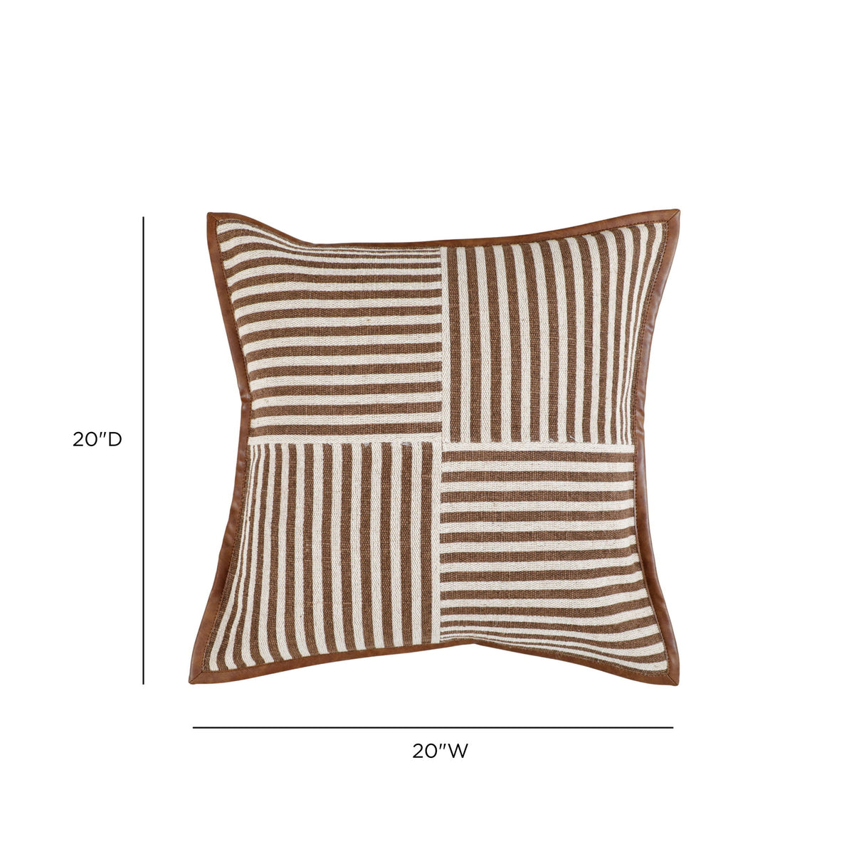 Kora - Cotton Jute Throw Pillow - Cover