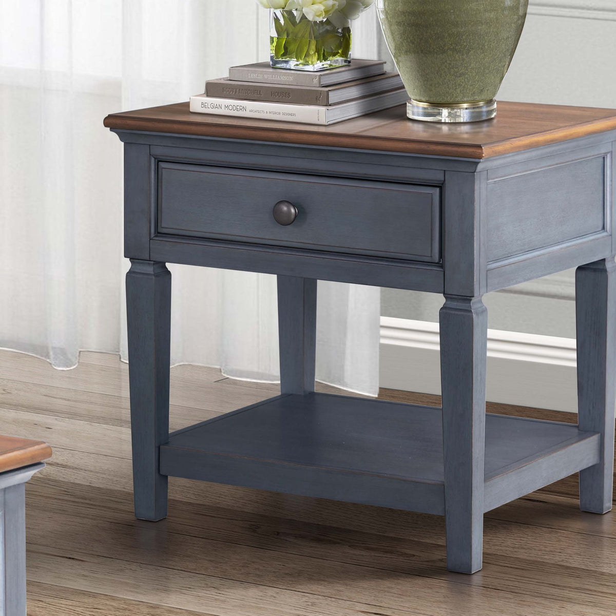 Americana - End Table - Blue