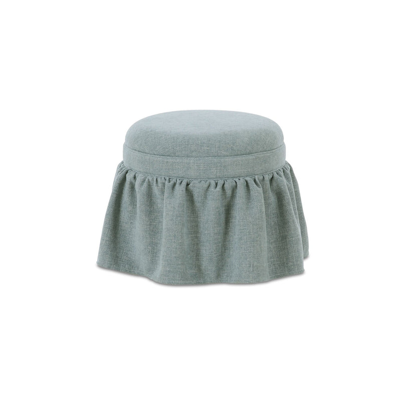 Heidi - Storage Ottoman - Light Blue