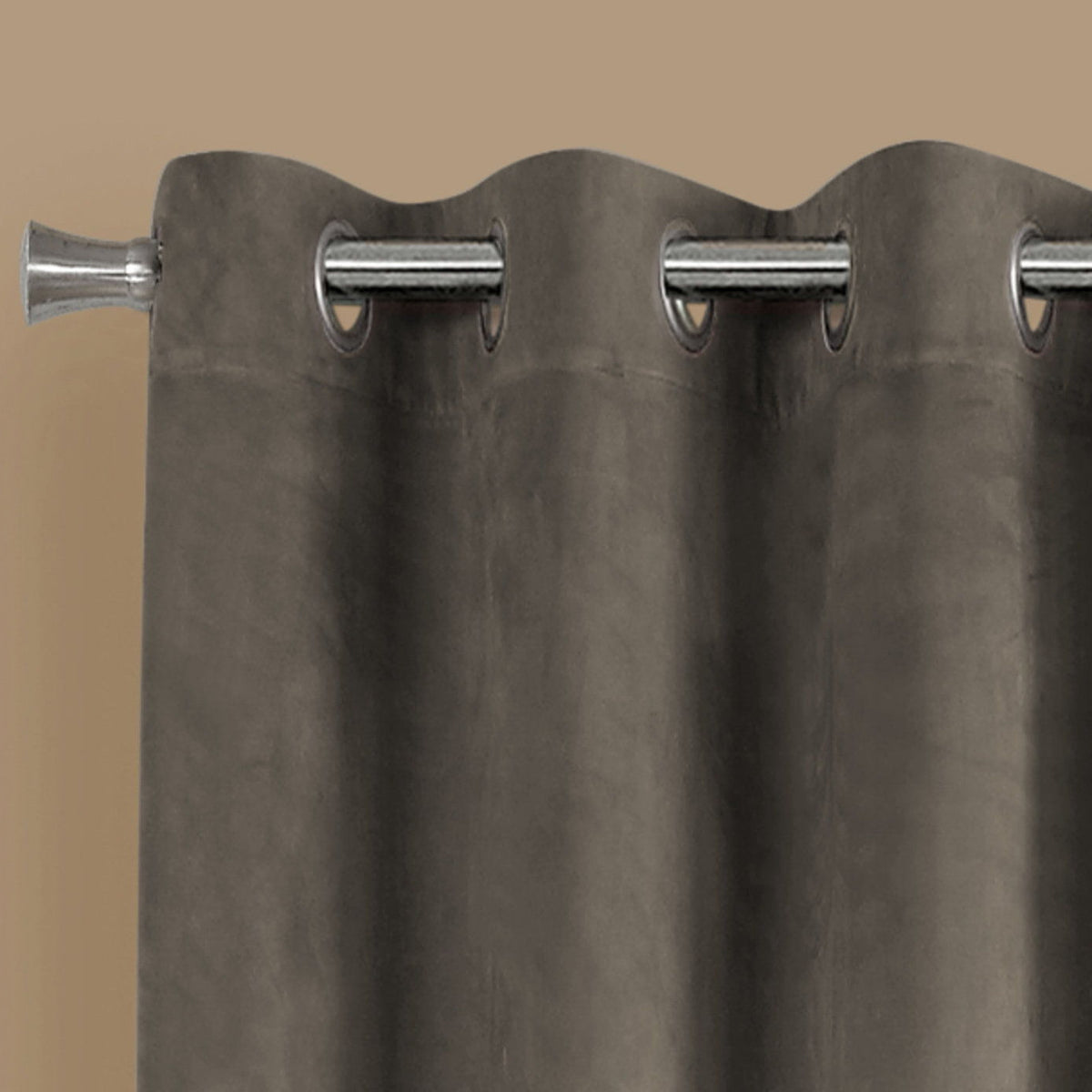 2 Pieces Set, Curtain Panel, Room Darkening, Grommet, Contemporary & Modern