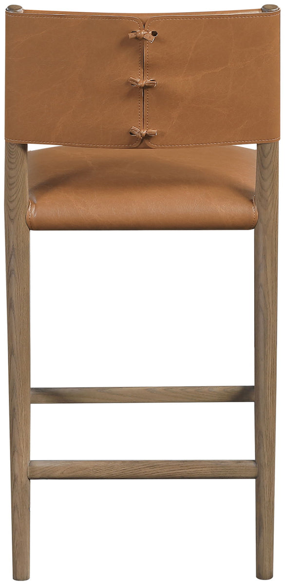 Andie - Upholstered Counter Stool - Brown Base