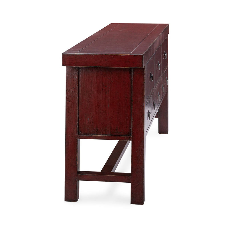 Hollyn - Console Table - Deep Red