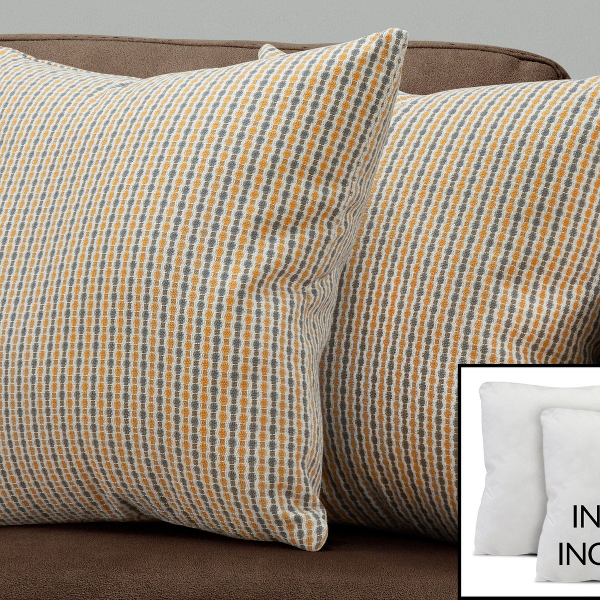 Pillows, Square, Insert Included, Decorative Throw, Hypoallergenic