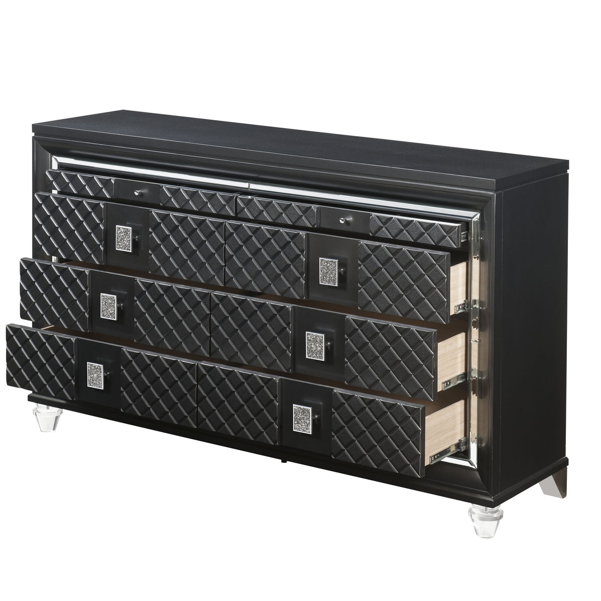 Sawyer - Metallic Dresser - Gray