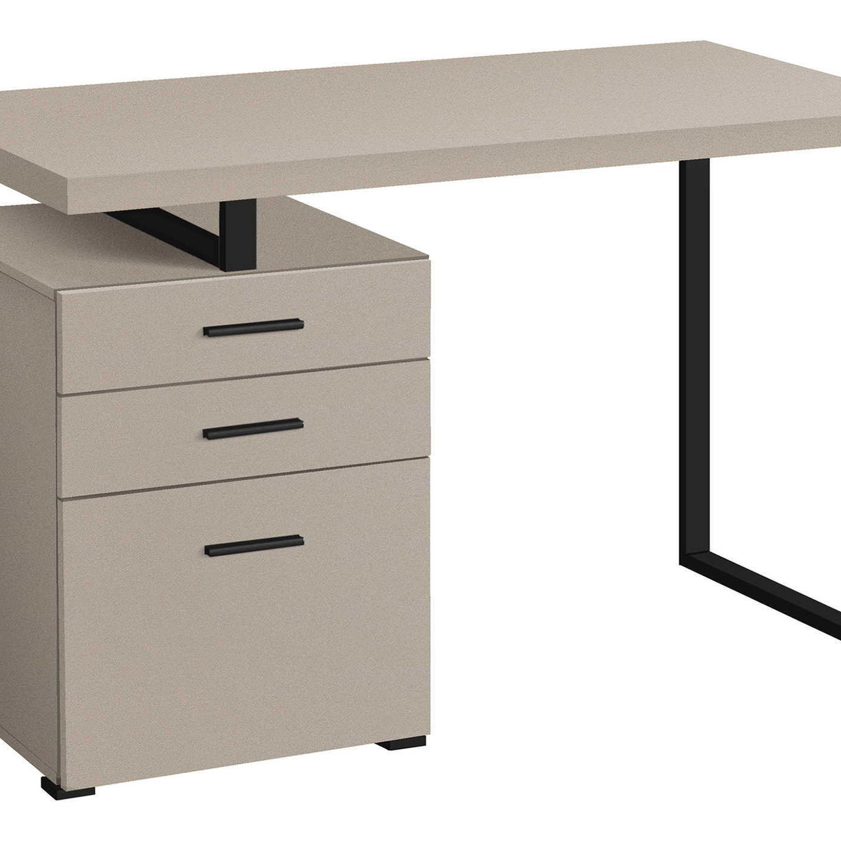 Computer Desk For Home Office, Left, Right Set - Up, Ample Storage Drawers