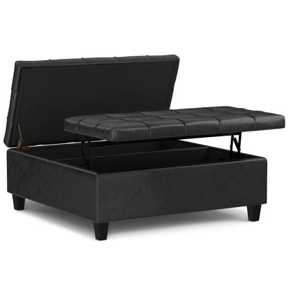 Harrison - Upholstered Coffee Table Storage Ottoman