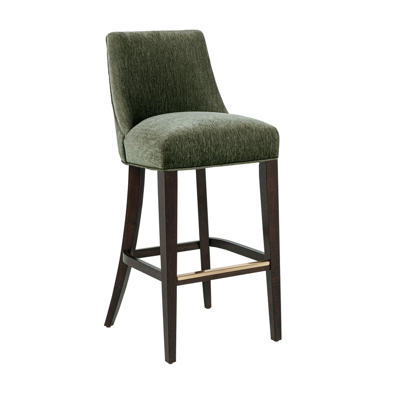 Manhattan Beever - Chenille Wood Stool