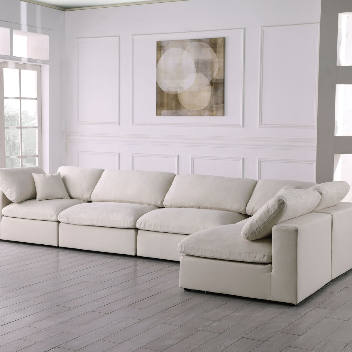 Plush - 5 Piece Modular Sectional