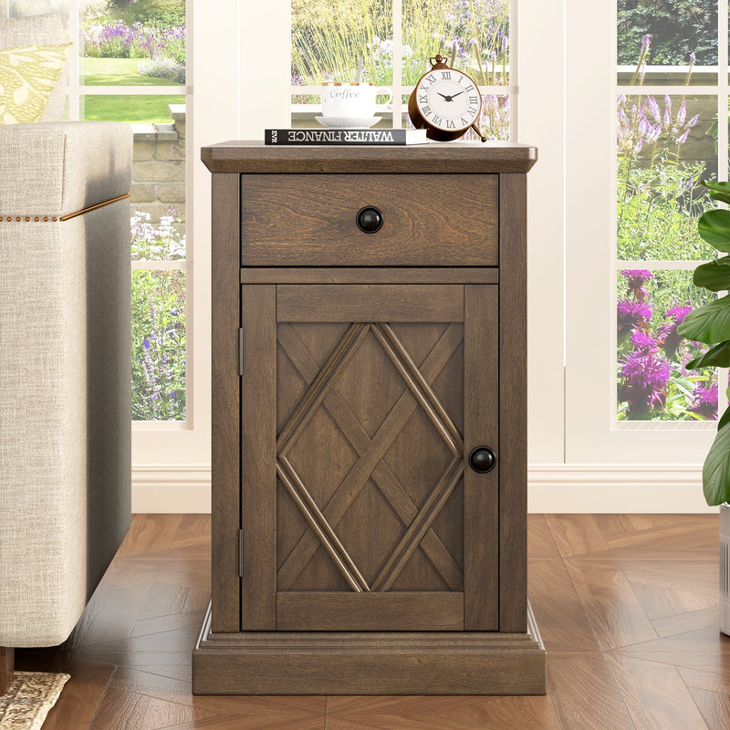 End Table USB Charging