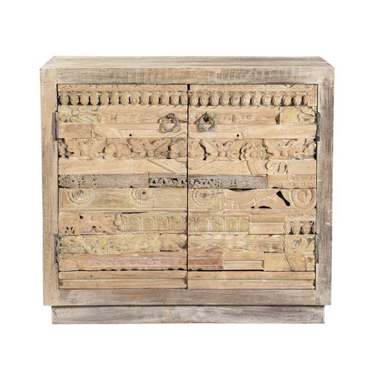 Alta - 2 Door Carved Panel Sideboard - Antique White