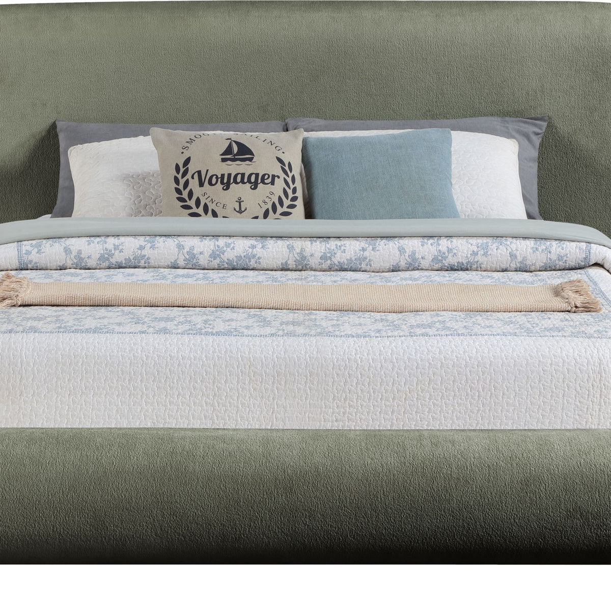 Blair - Chenille Upholstered Bed