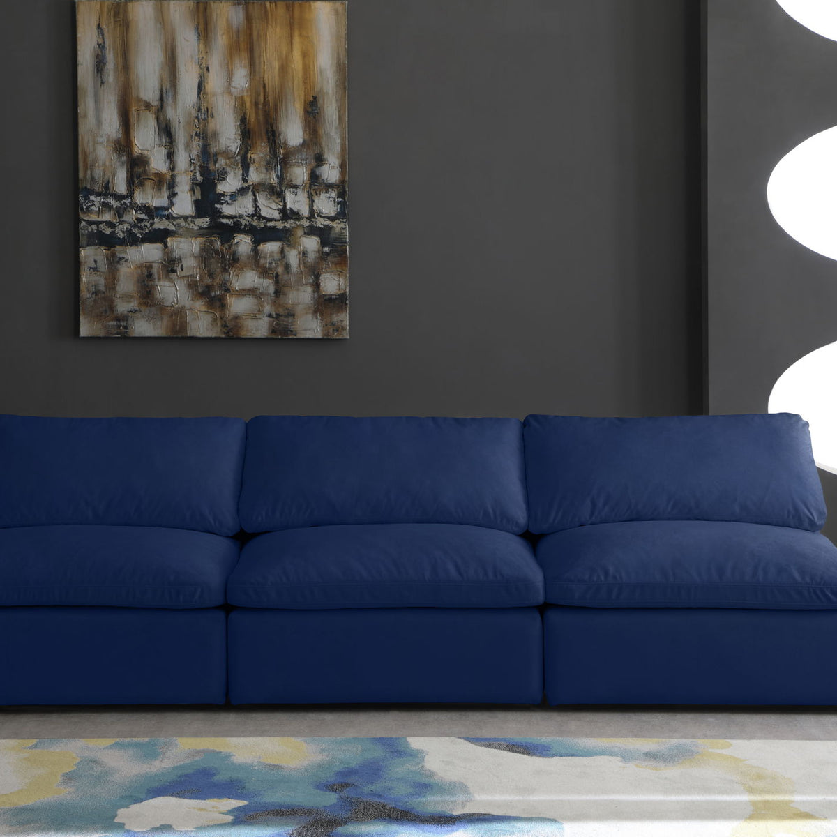 Cozy - Modular Armless 3 Seat Sofa