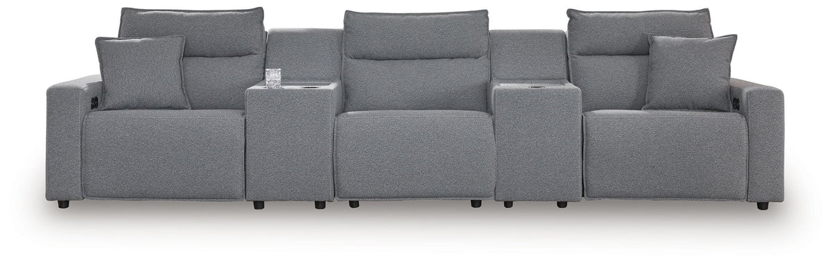 ModMax II - Salt And Pepper - Reclining Sectional