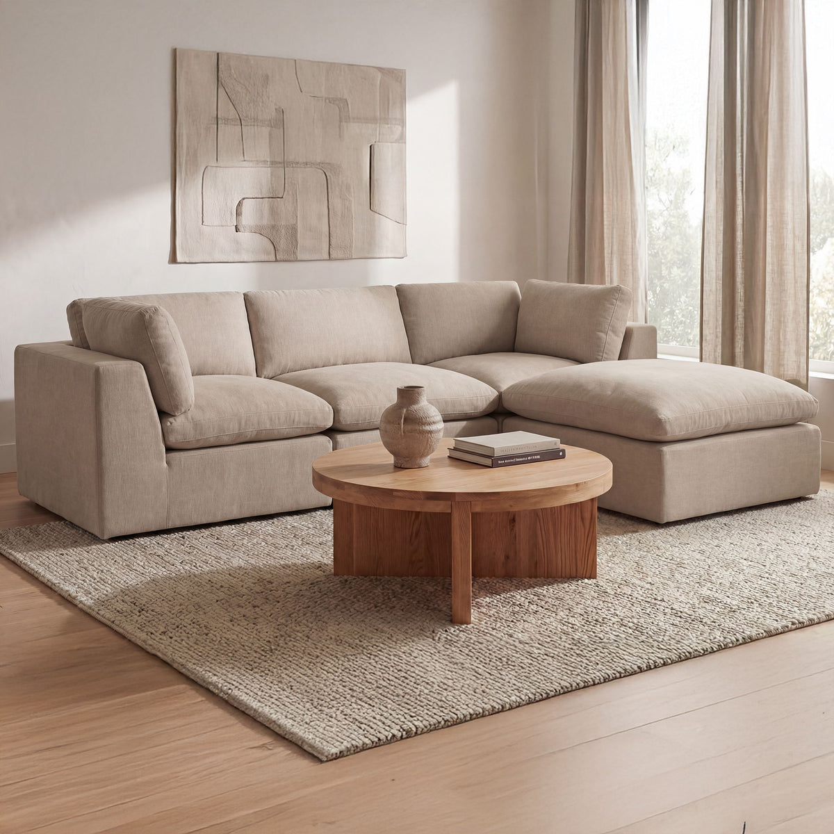 Cates - Slipper Chair - Pebble
