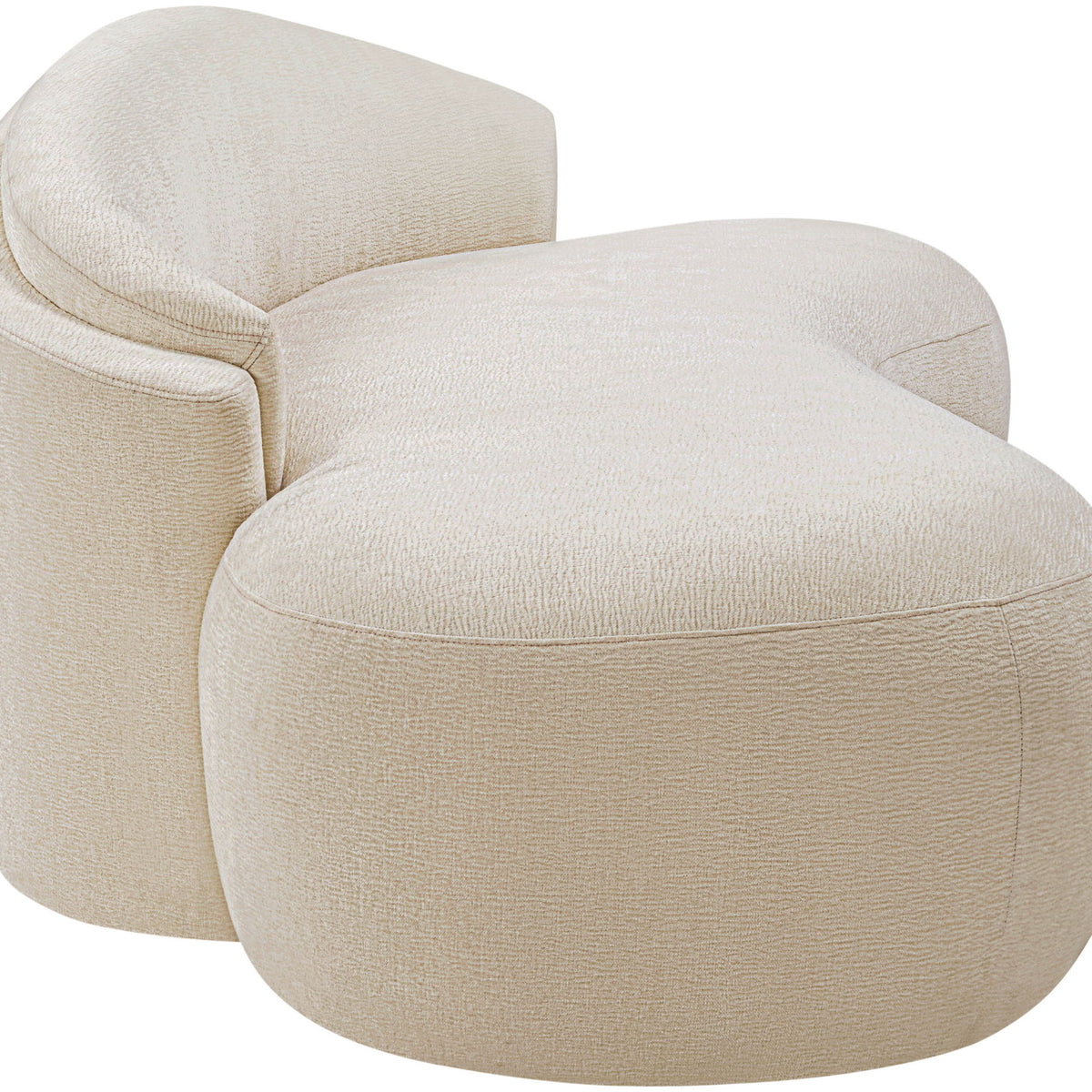 Caspian - Chenille Fabric Upholstered Loveseat
