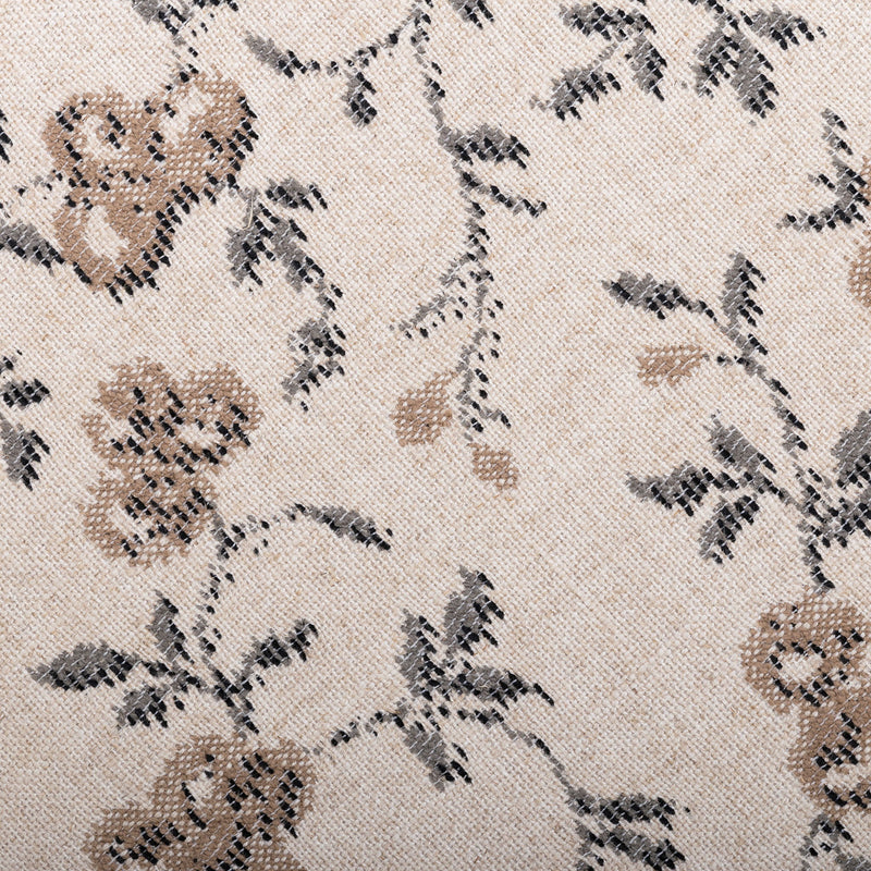 Bisou - Floral Jacquard Ottoman