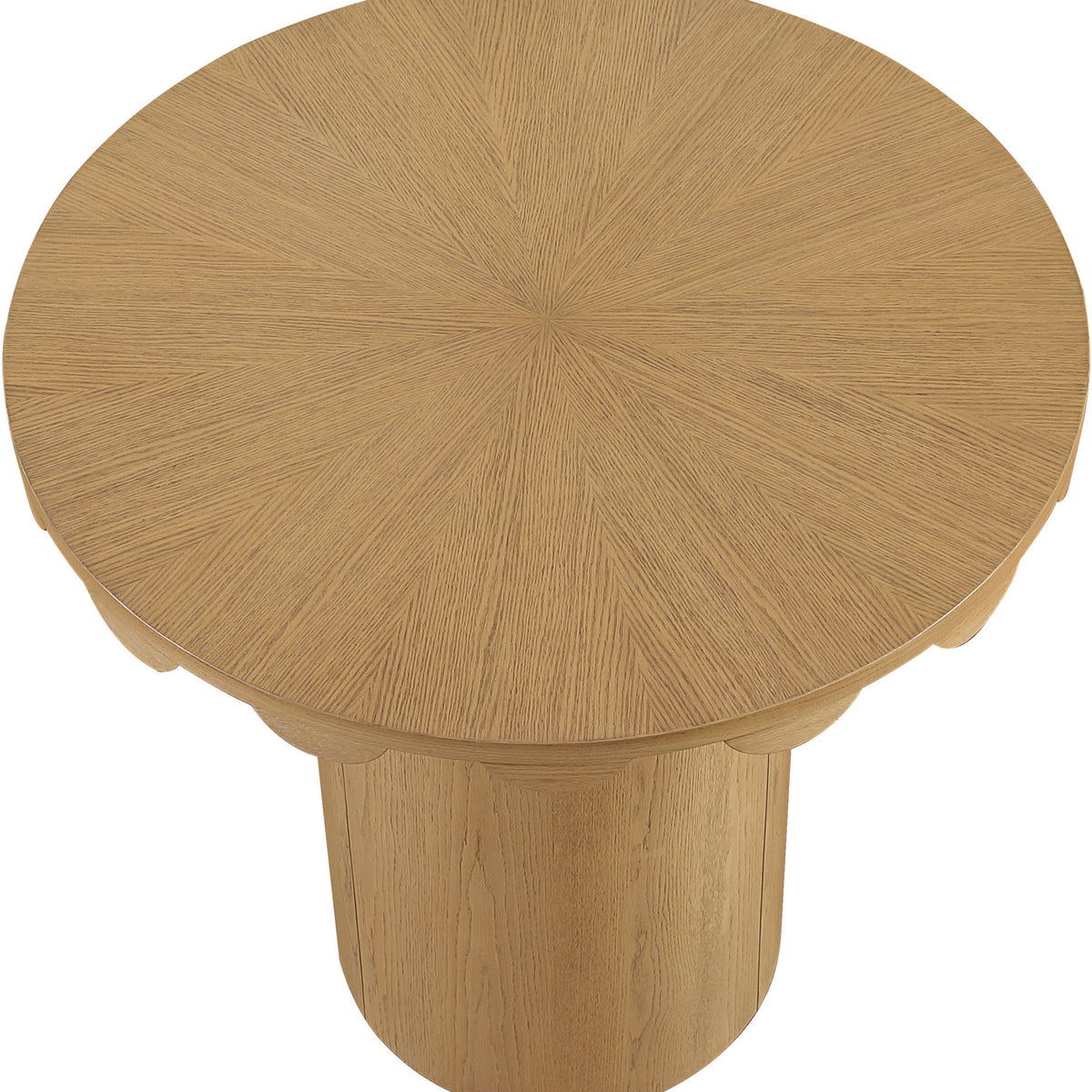 Dahlia - Solid Wood And Natural Cane Table