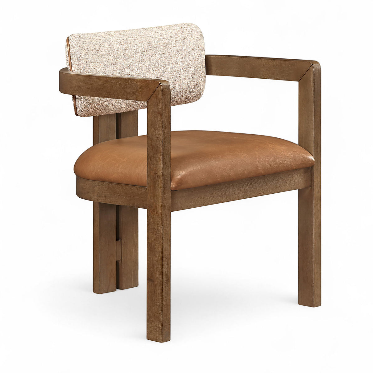 Ravina - Upholstered Dining Chair With Stained Brown Base (Set of 2)