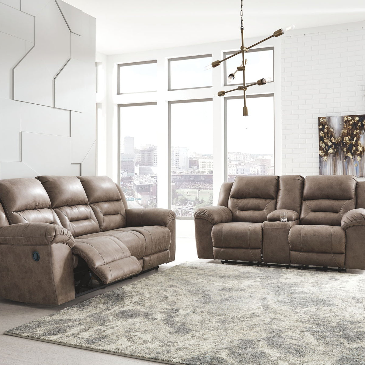 Stoneland - Power Reclining Living Room Set