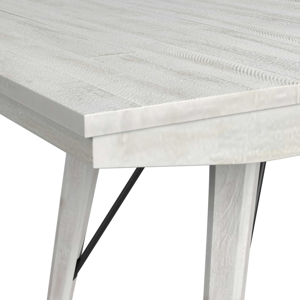 Rogen Rustic - Dining Table With 18" Leaf - Rustic White