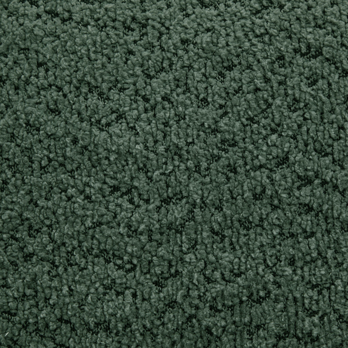 Dark green textured sofa upholstery fabric close-up