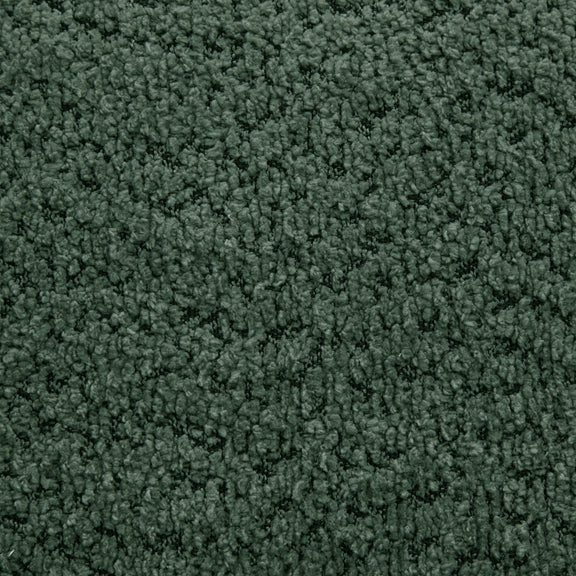 Dark green textured sofa upholstery fabric close-up