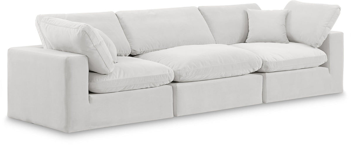 Comfy - Velvet Modular Sofa 3 Seats