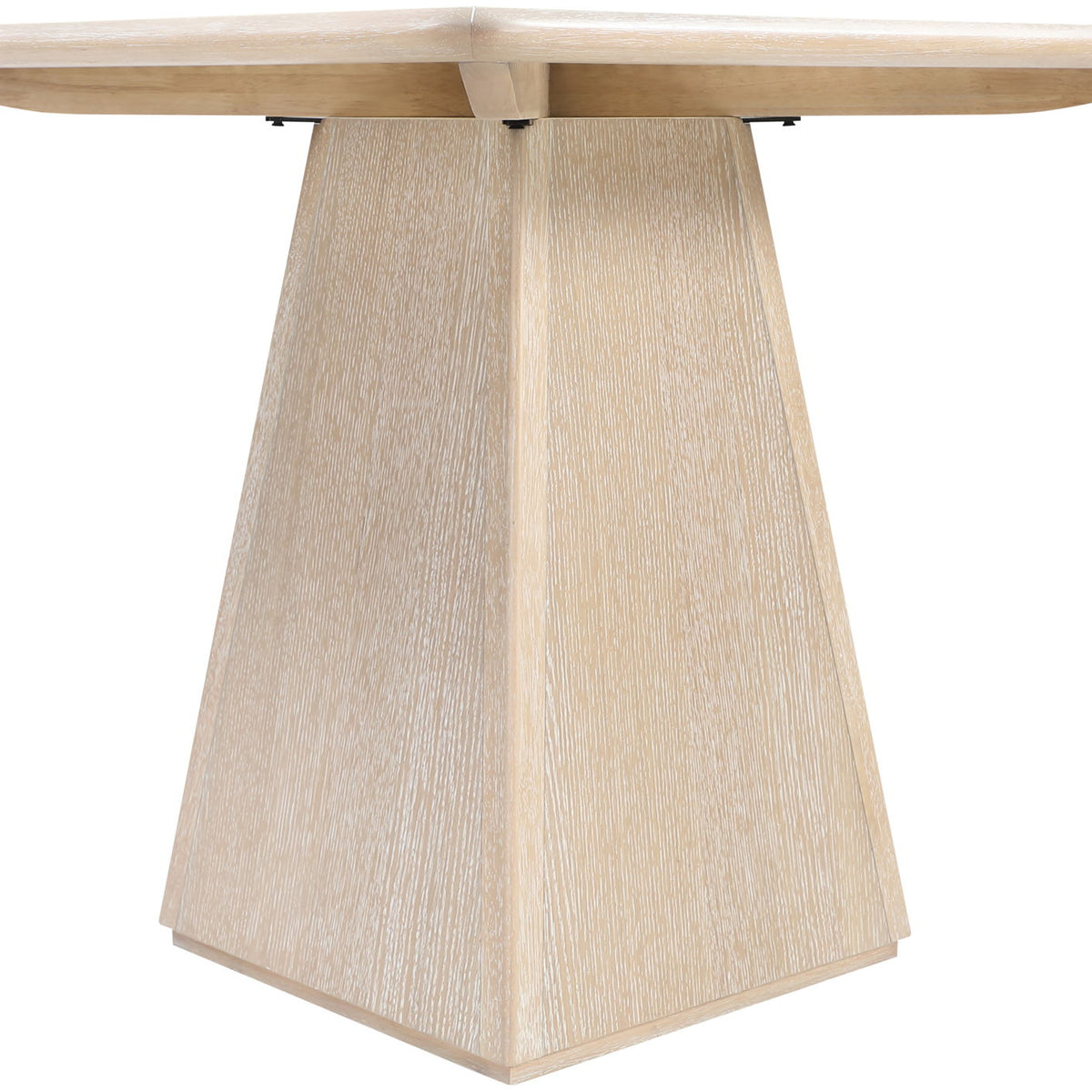 Atrium - Glass Top And Wood Base Dining Table