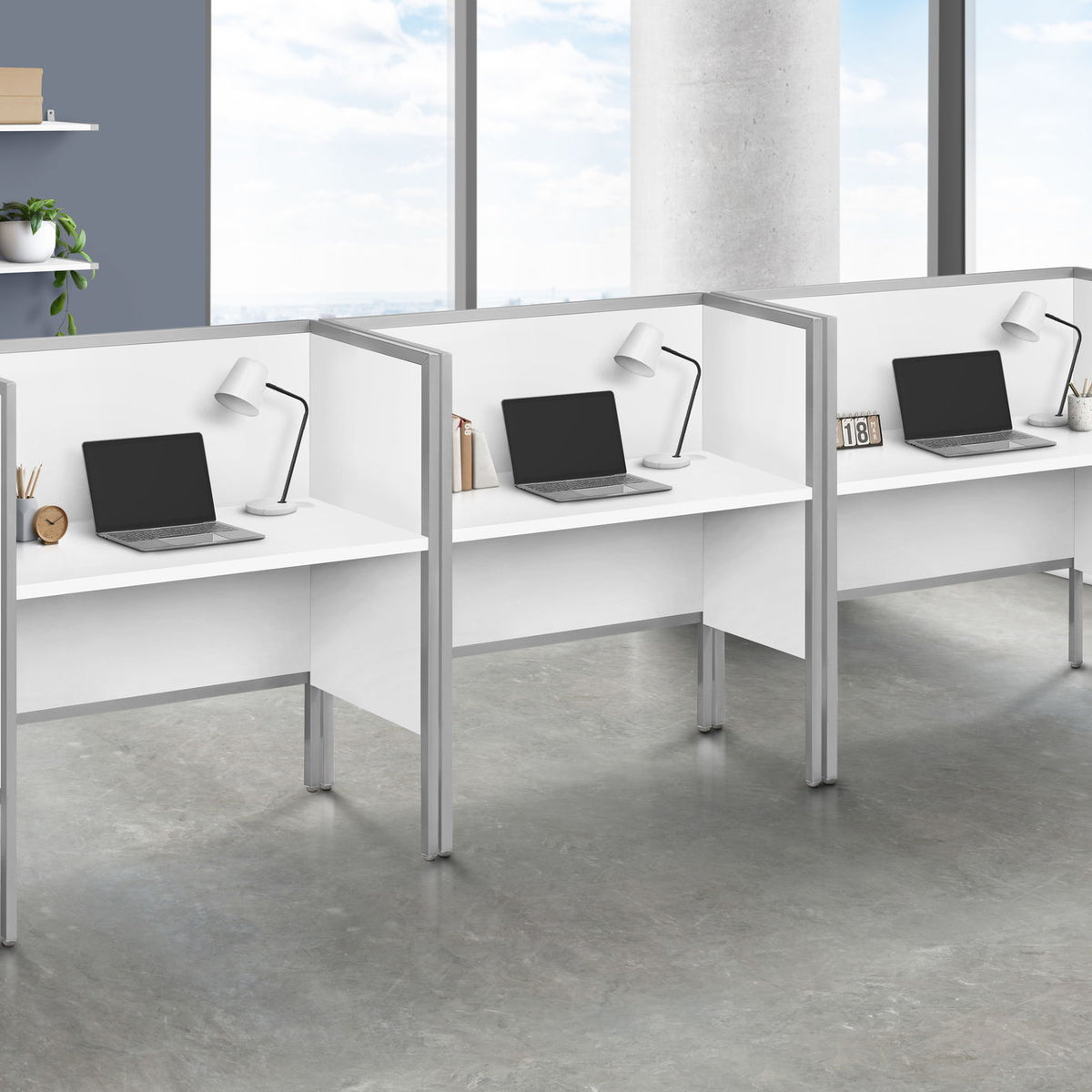 Office Cubicle, Desk, Commercial Grade, Contemporary & Modern