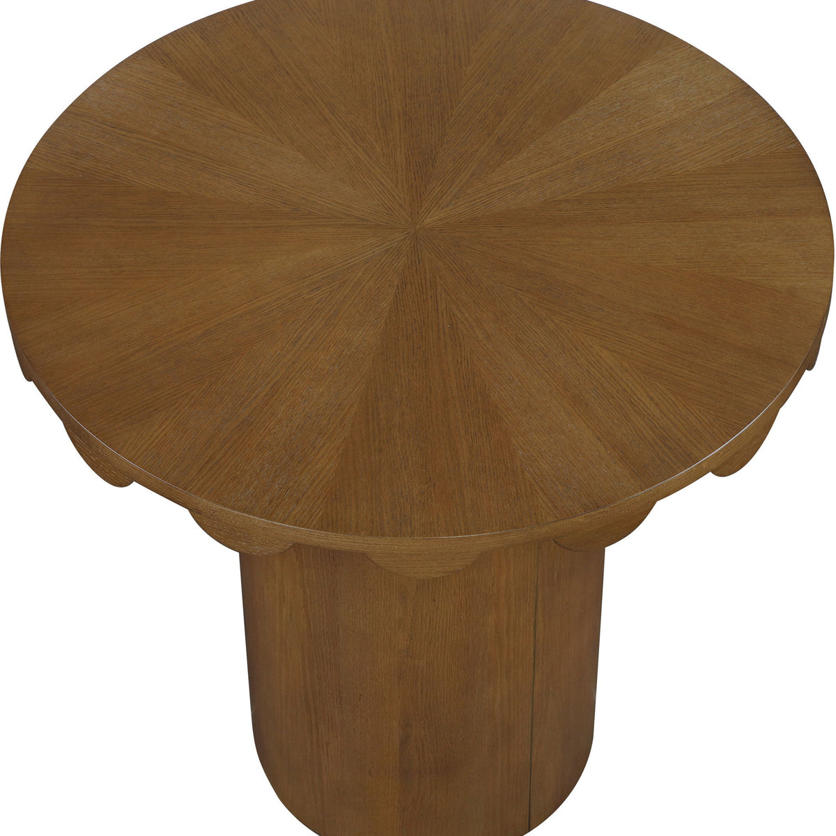 Dahlia - Solid Wood And Natural Cane Table