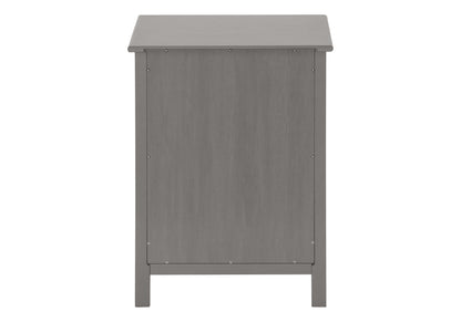 Accent End Table, 2 Tier, Storage Drawer, Transitional Style