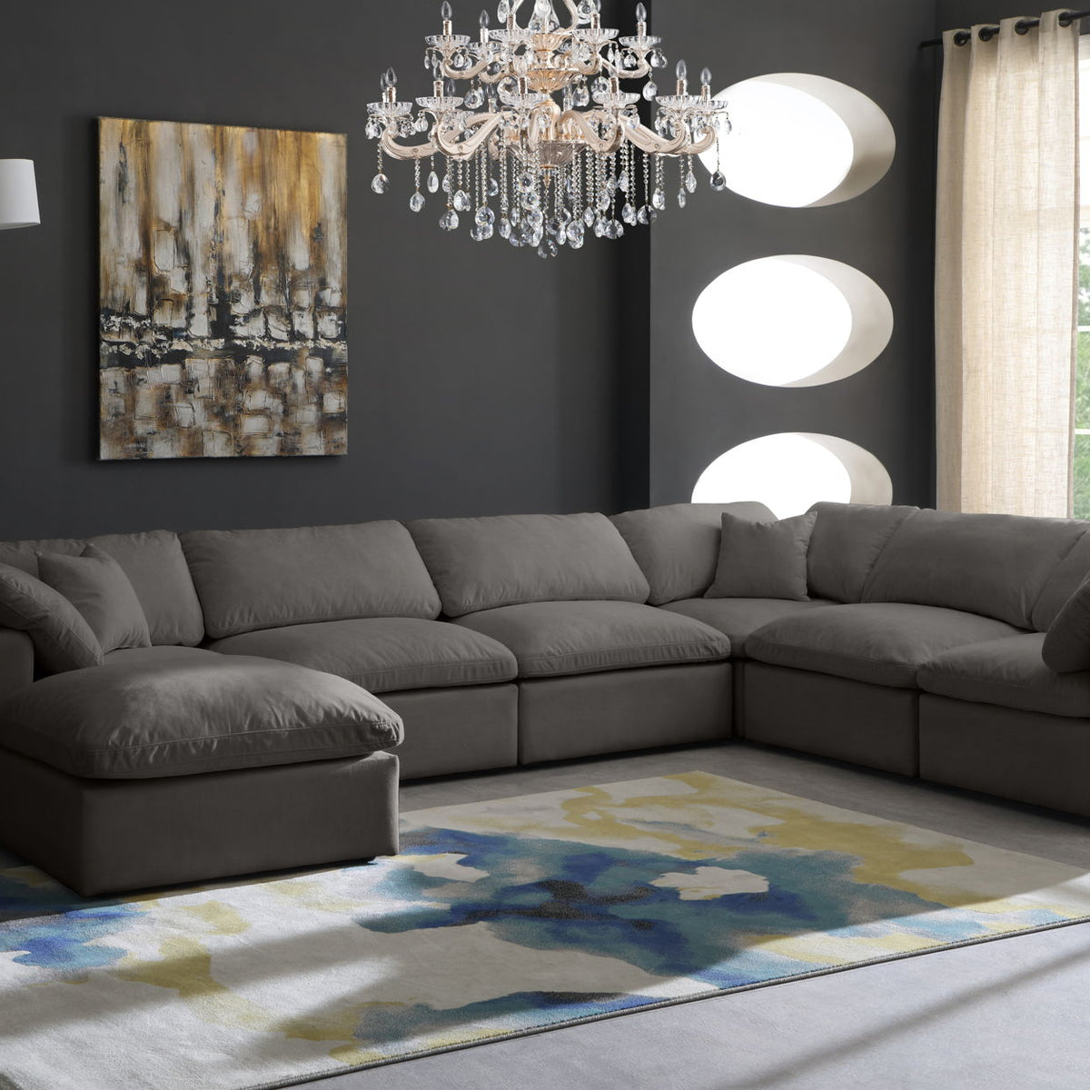 Plush - 7 Piece Modular Sectional