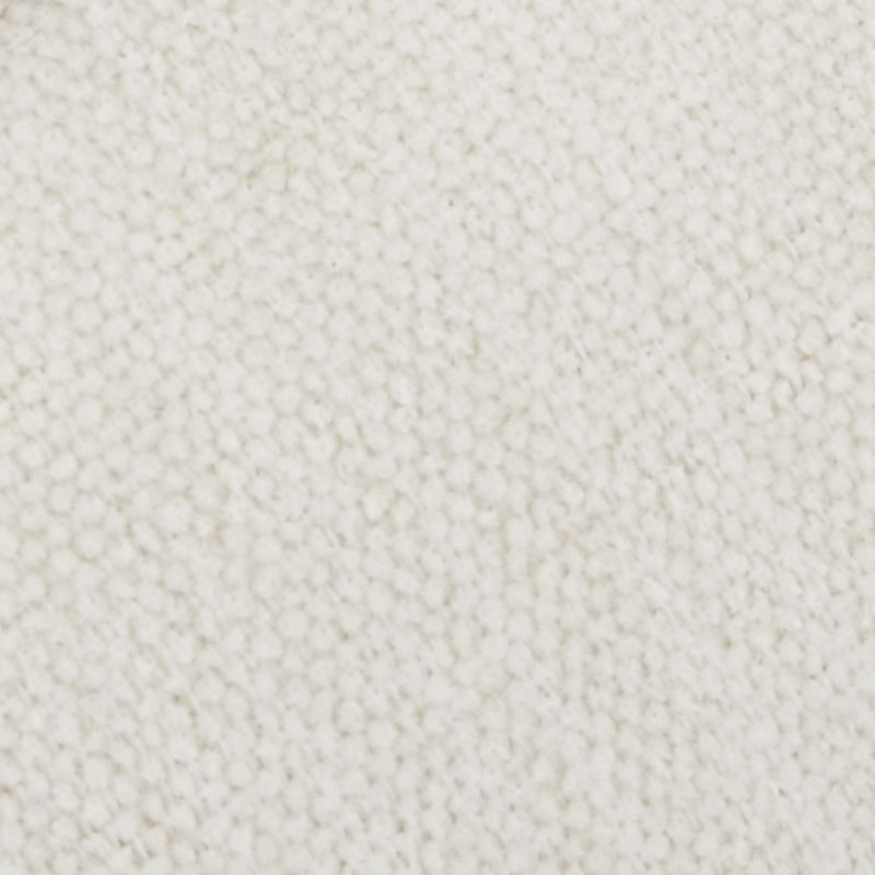 Ivory textured upholstery fabric close-up showing dense woven surface