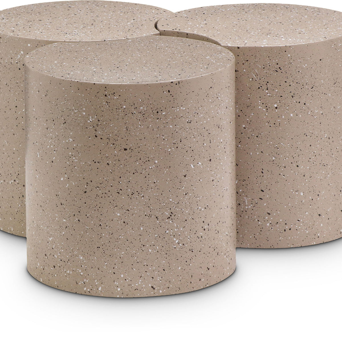 Dimple - 3 Piece Modular Coffee Table - Terazzo Finish