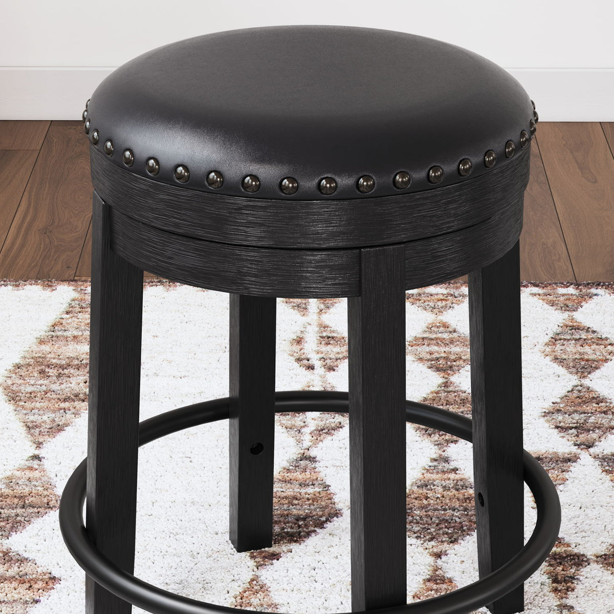 Valebeck - Upholstered Swivel Stool