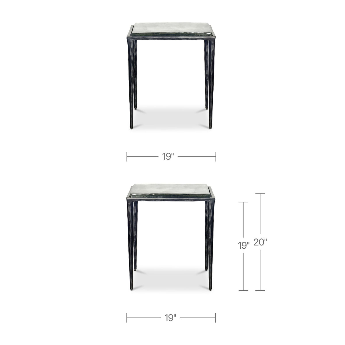 Mari - Side Table - Clear