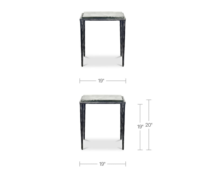 Mari - Side Table - Clear