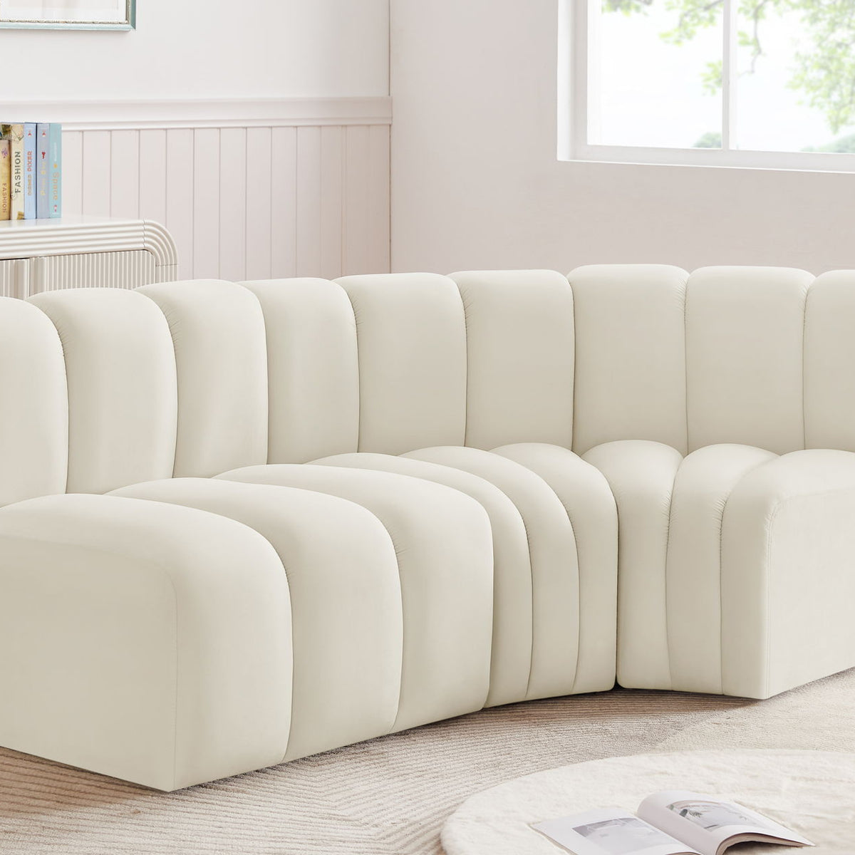 Arc - Velvet 3 Piece Sofa
