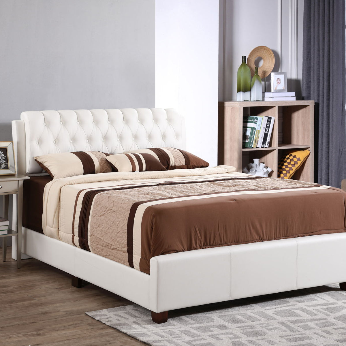 Tufted Upholstered Bed