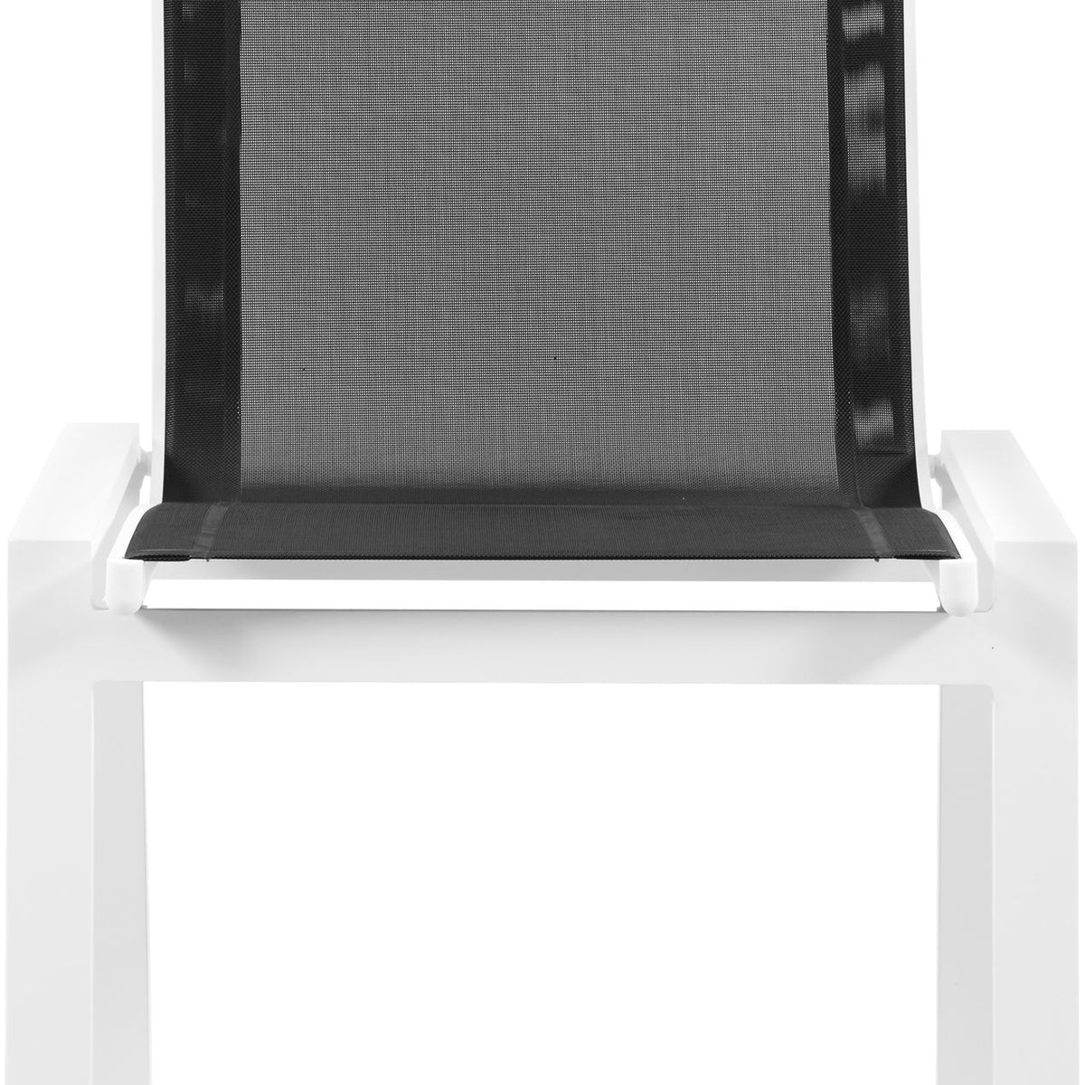 Nizuc - Outdoor Patio Dining Chair With White Frame (Set of 2)