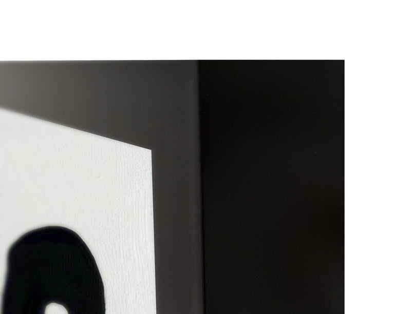 Mono - 48" x 72" Painting By Buddy Whitlock - Black / White