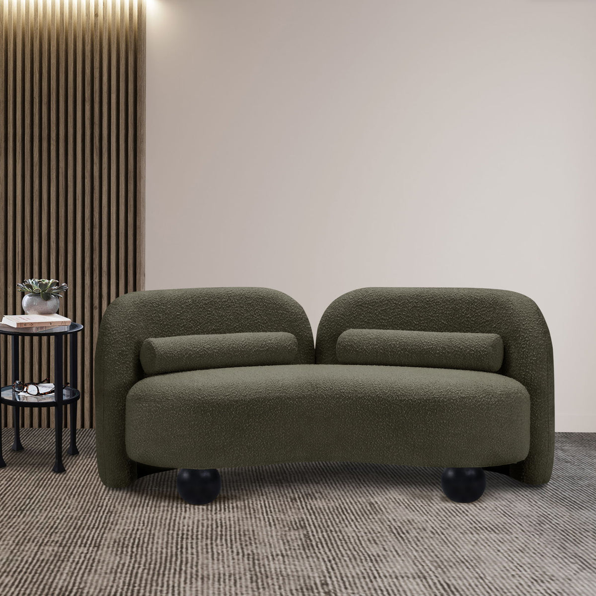 Daphne - Boucle Loveseat