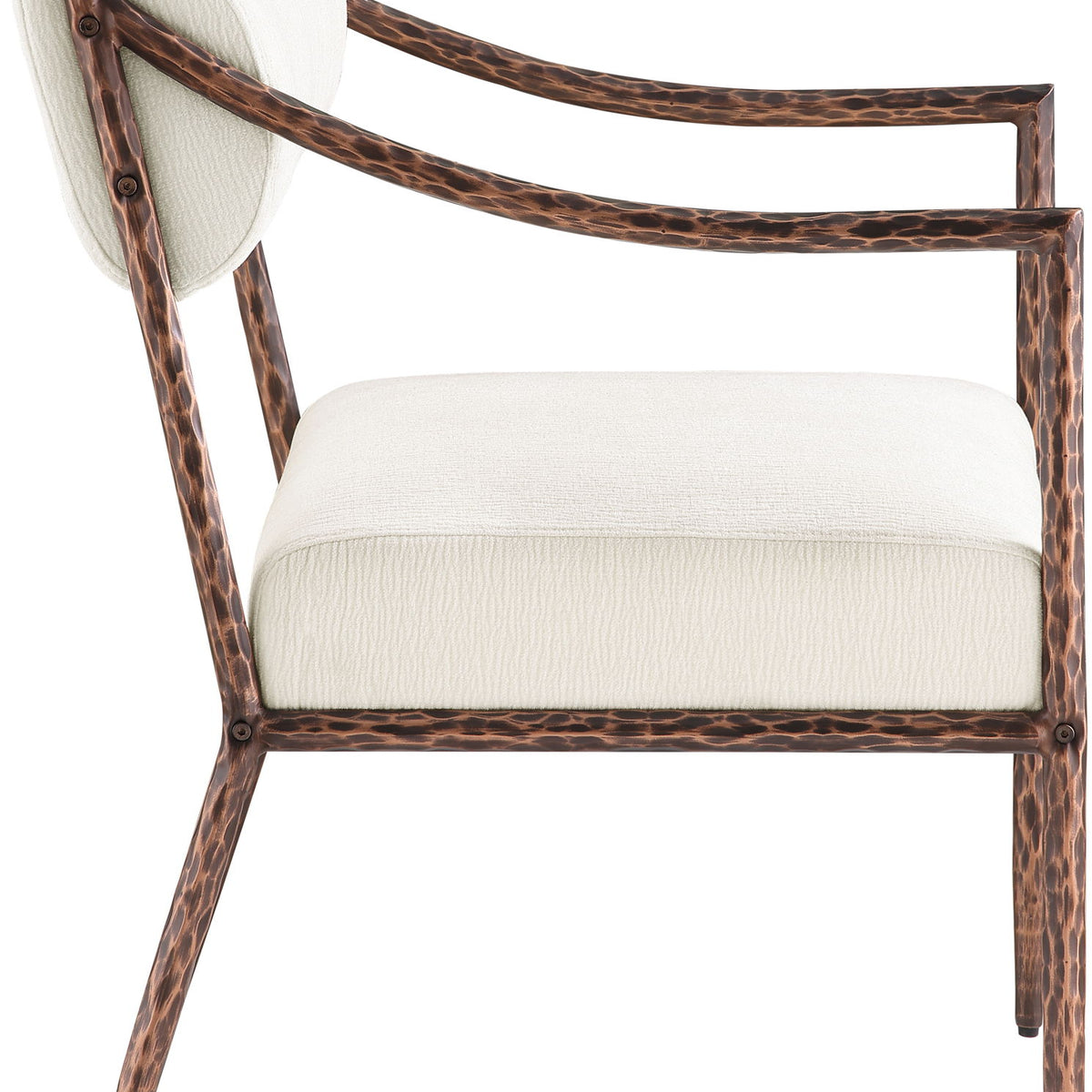 Bastille - Upholstered Dining Arm Chair (Set of 2) - Bronze Frame