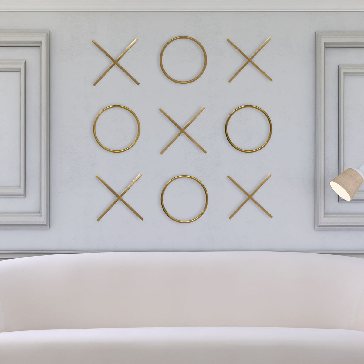 XOXO - Steel Wall Decor - Yellow