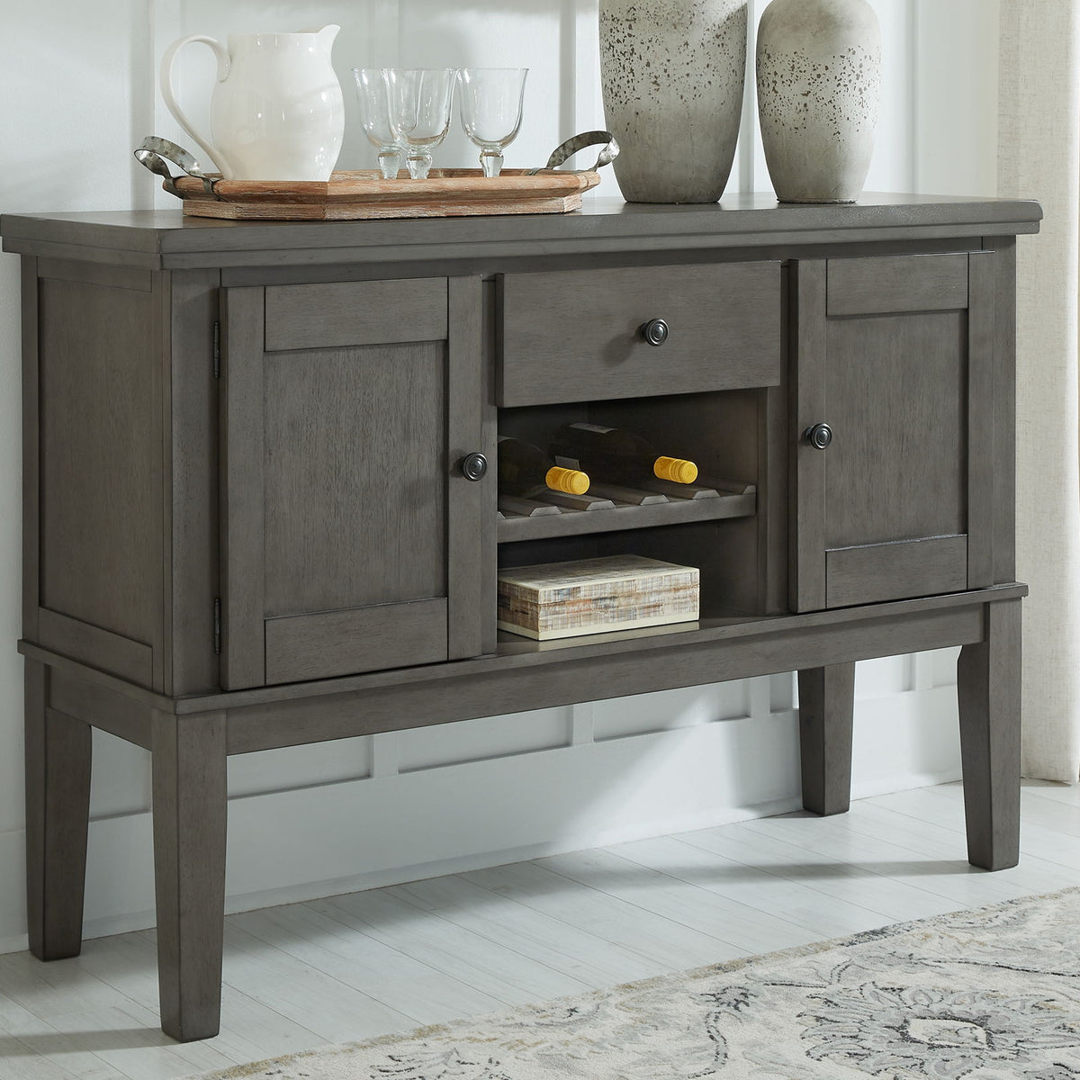 Hallanden - Dining Room Server - Gray