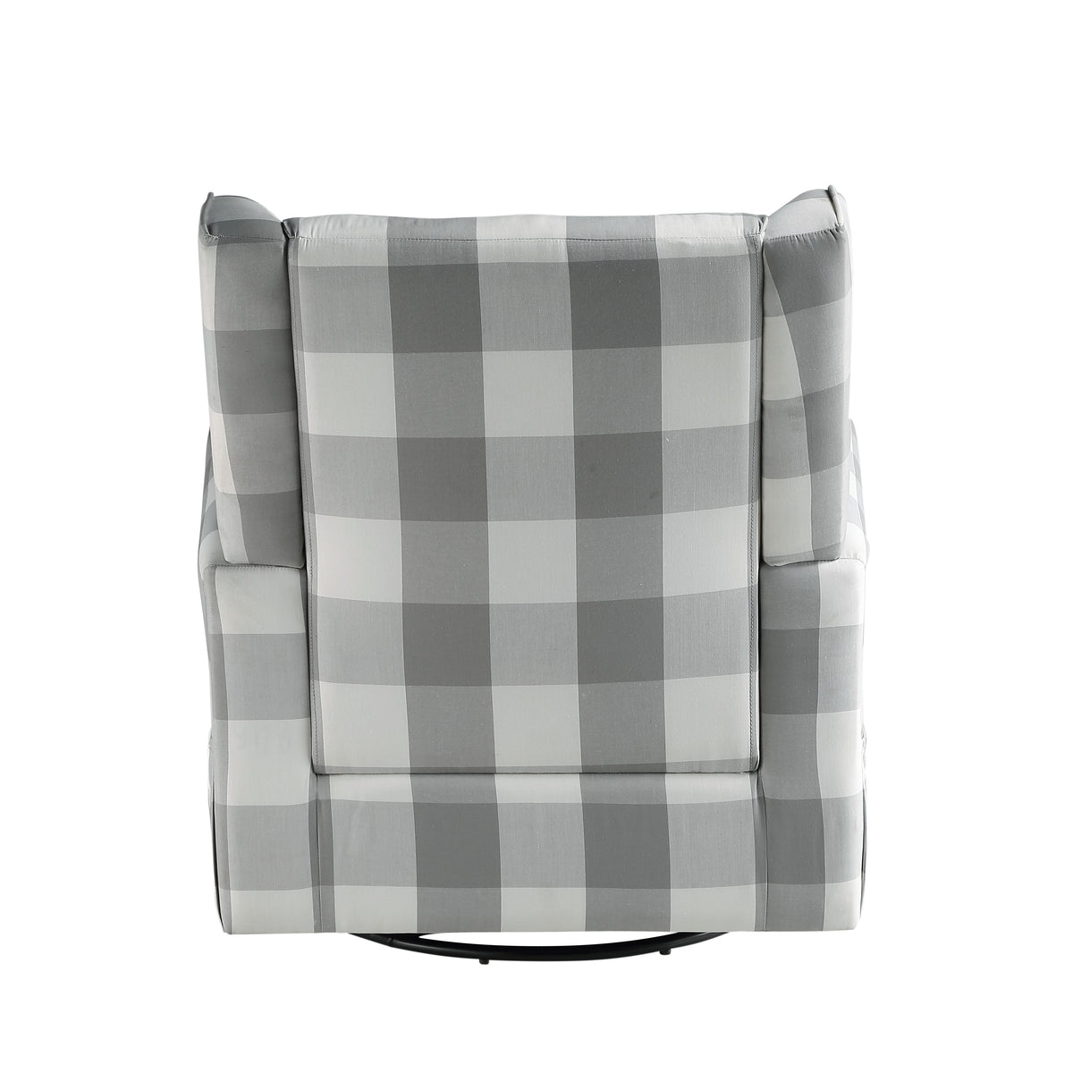 Patli - Glider Chair With Swivel - Gray / White