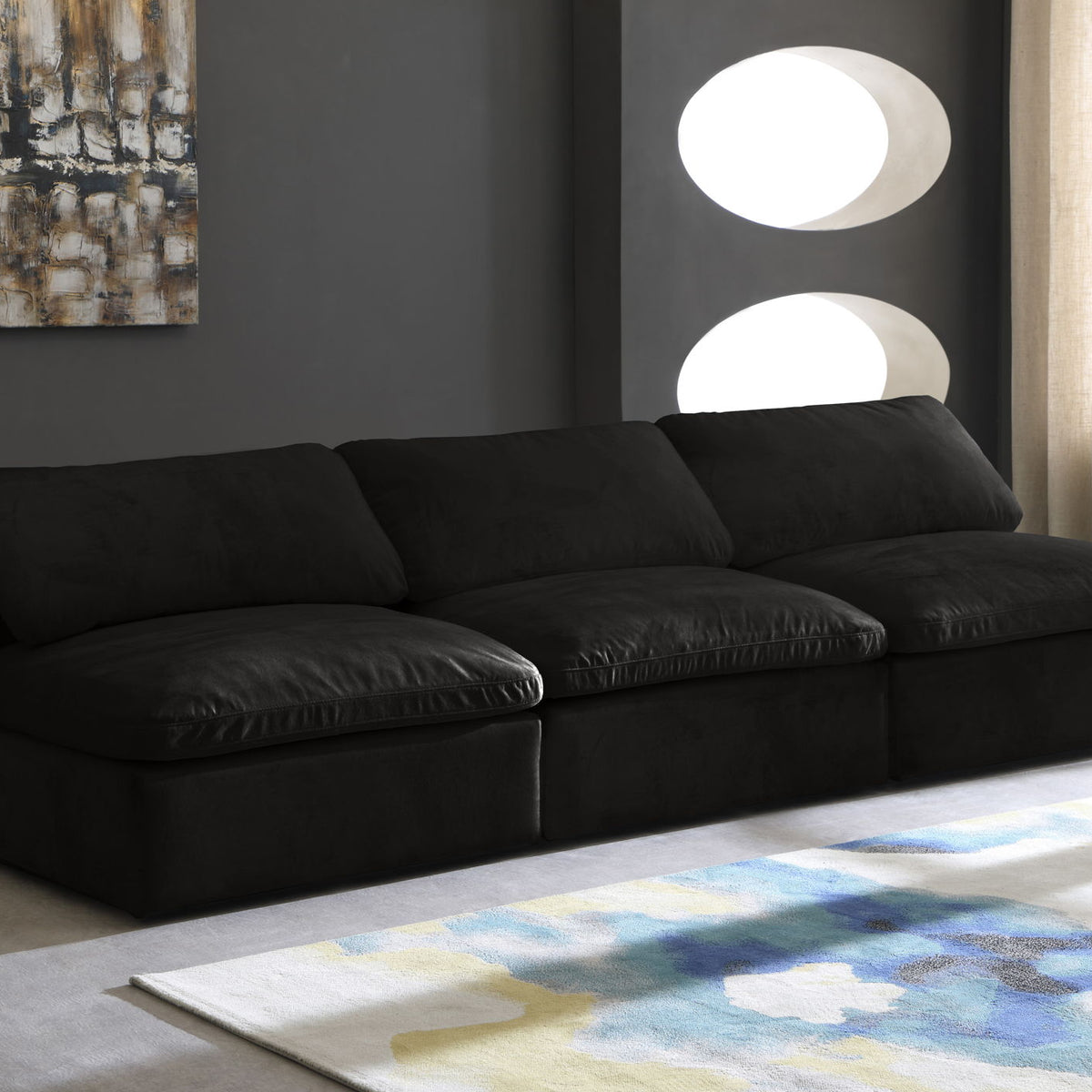 Cozy - Modular Armless 3 Seat Sofa
